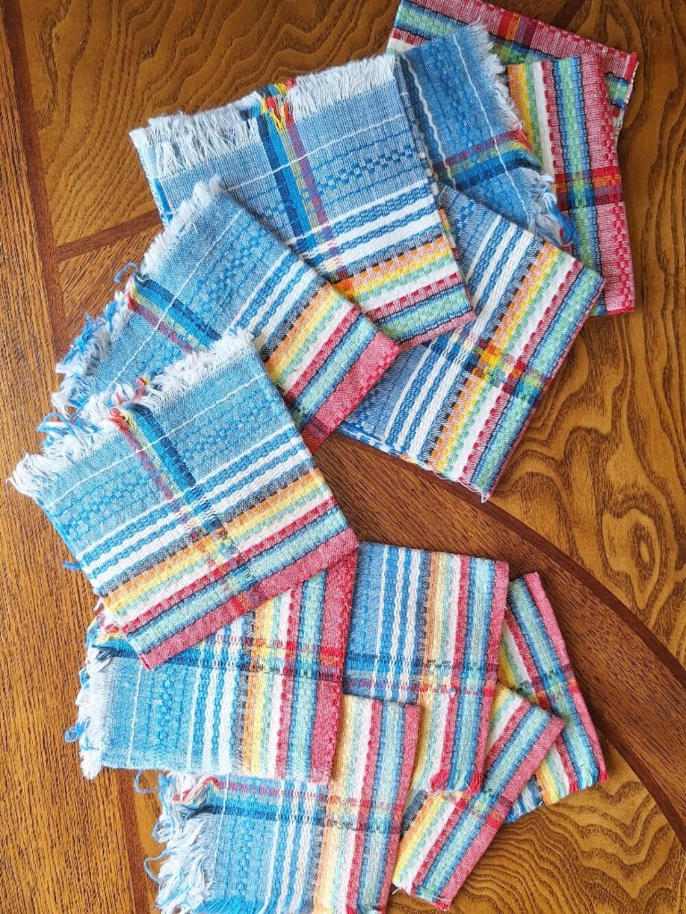 12 Colorful Matching Napkins